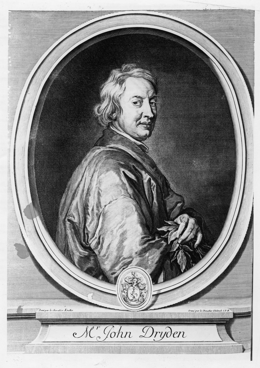 ジョンドライデン（1631-1700）、ジェラールエデンリンク（1640-1707）による彫刻 作： ゴッドフリー・ネラー