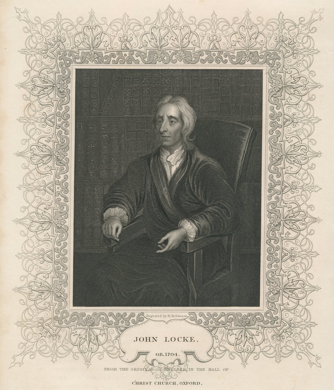 ジョン・ロック（1632-1704） 作： ゴッドフリー・ネラー