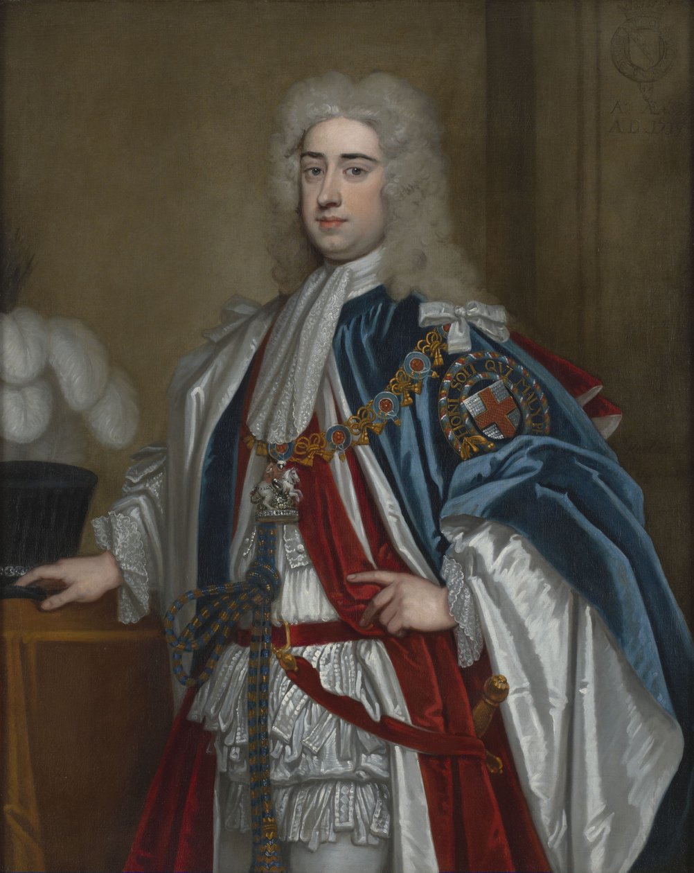 ライオネルサックビルの肖像、ドーセット公爵（1688-1765） 作： ゴッドフリー・ネラー