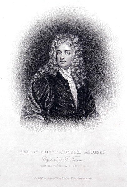 The Rt Hon Joseph Addison（ジョセフ・アディソン）氏（彫刻）。 作： ゴッドフリー（後）クネラー