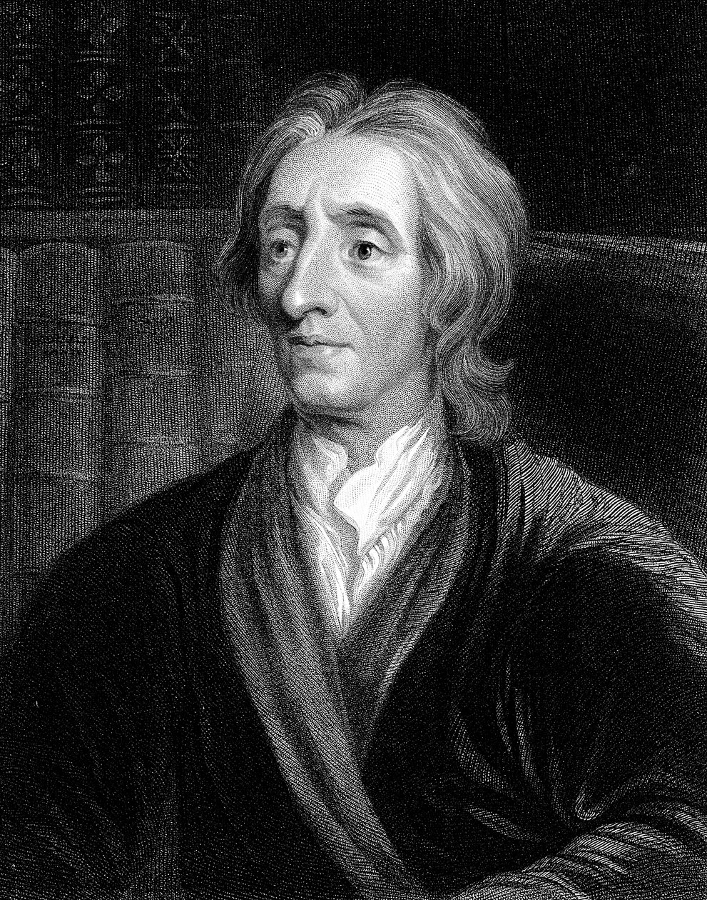ジョン・ロック、英語哲学者、c1680-1704 作： ゴッドフリー・ネラー