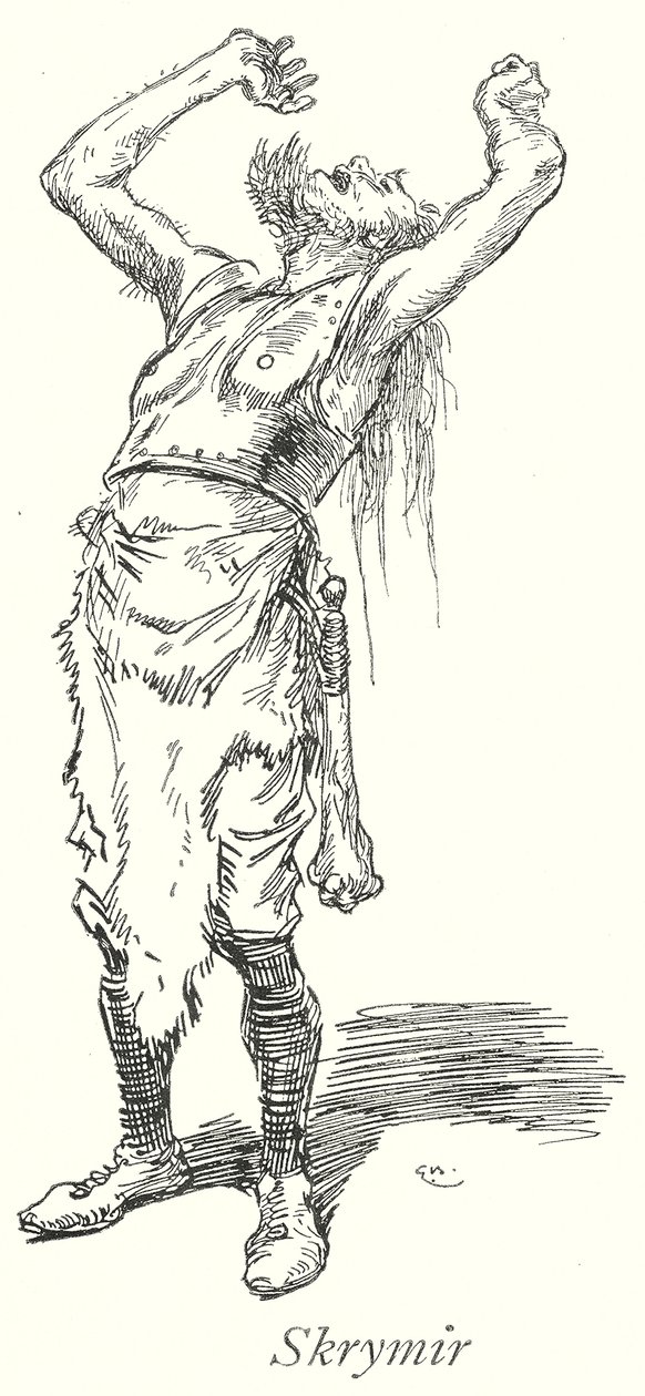 スクリミル（リトグラフ） 作： ゴードン・フレデリック（後）・ブラウン