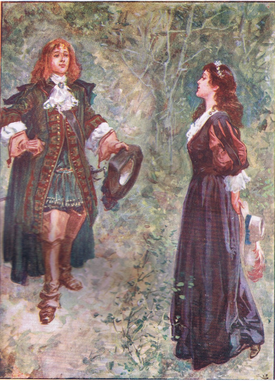 「私はあなたの好きないとこになりましたか？」、W＆R Chambers LtdによるLorna Doone pub。、1921から 作： ゴードンフレデリックブラウン
