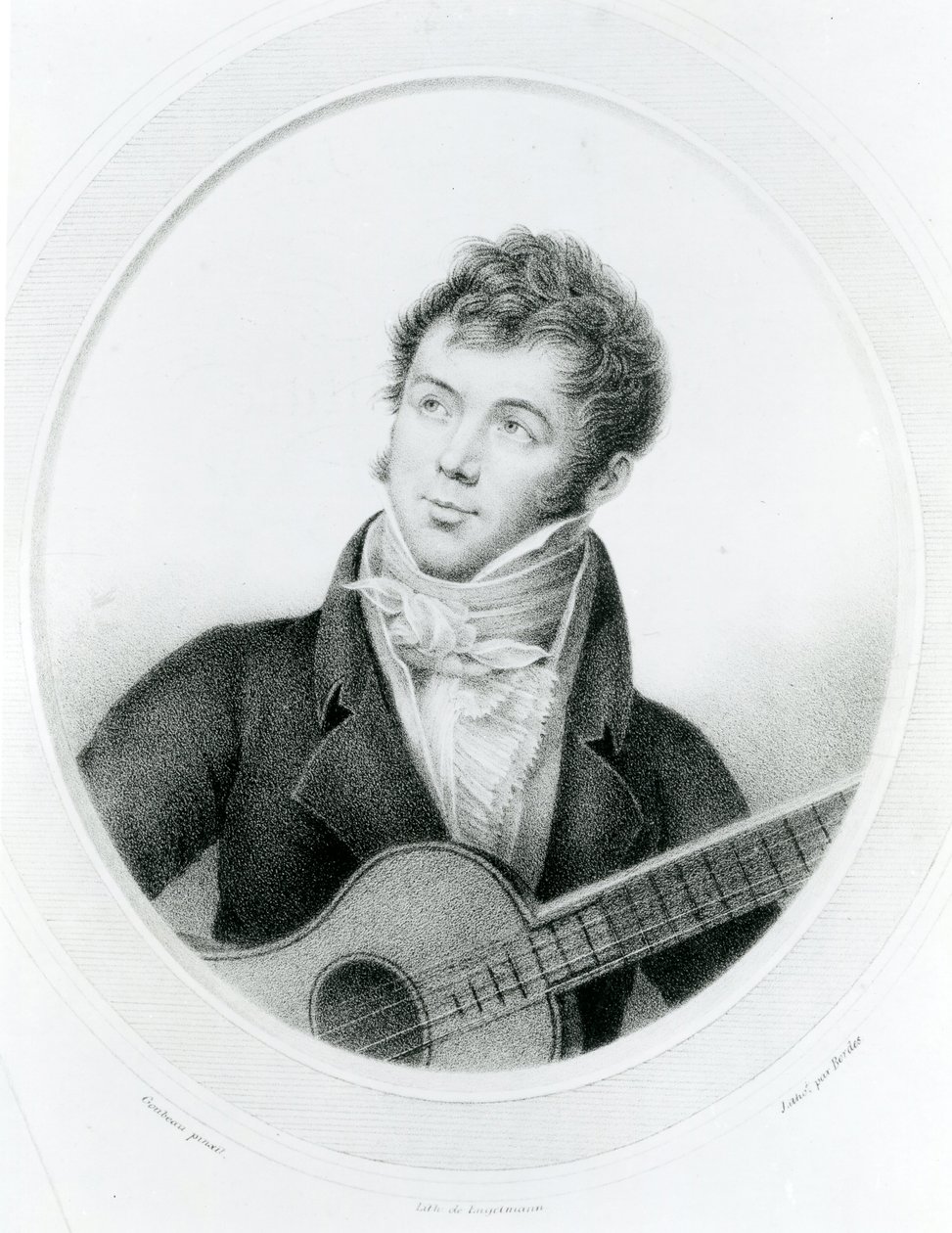 フェルナンドソル（1778-1839）1825年頃（リトグラフ） 作： ゴットフリードまたはゴデフロイエンゲルマン