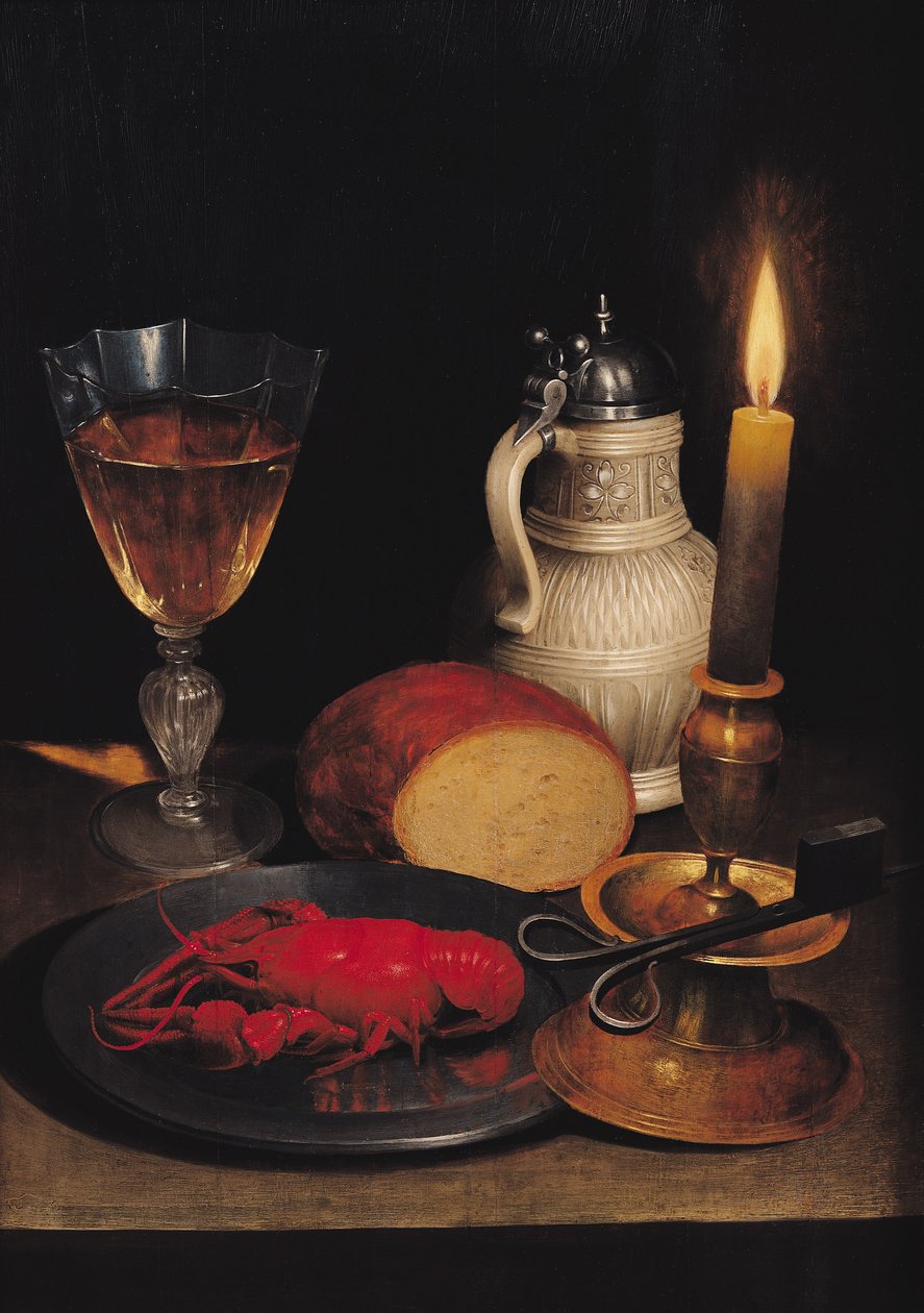 静物、c.1630-35 作： ゴッタルド・フォン・ヴェディグ