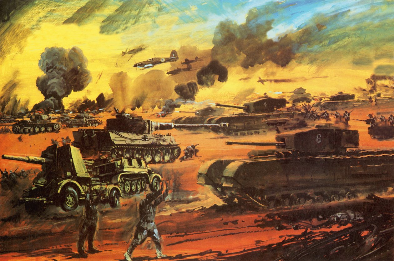 エル・アラメインの戦い 作： グラハム・コトン