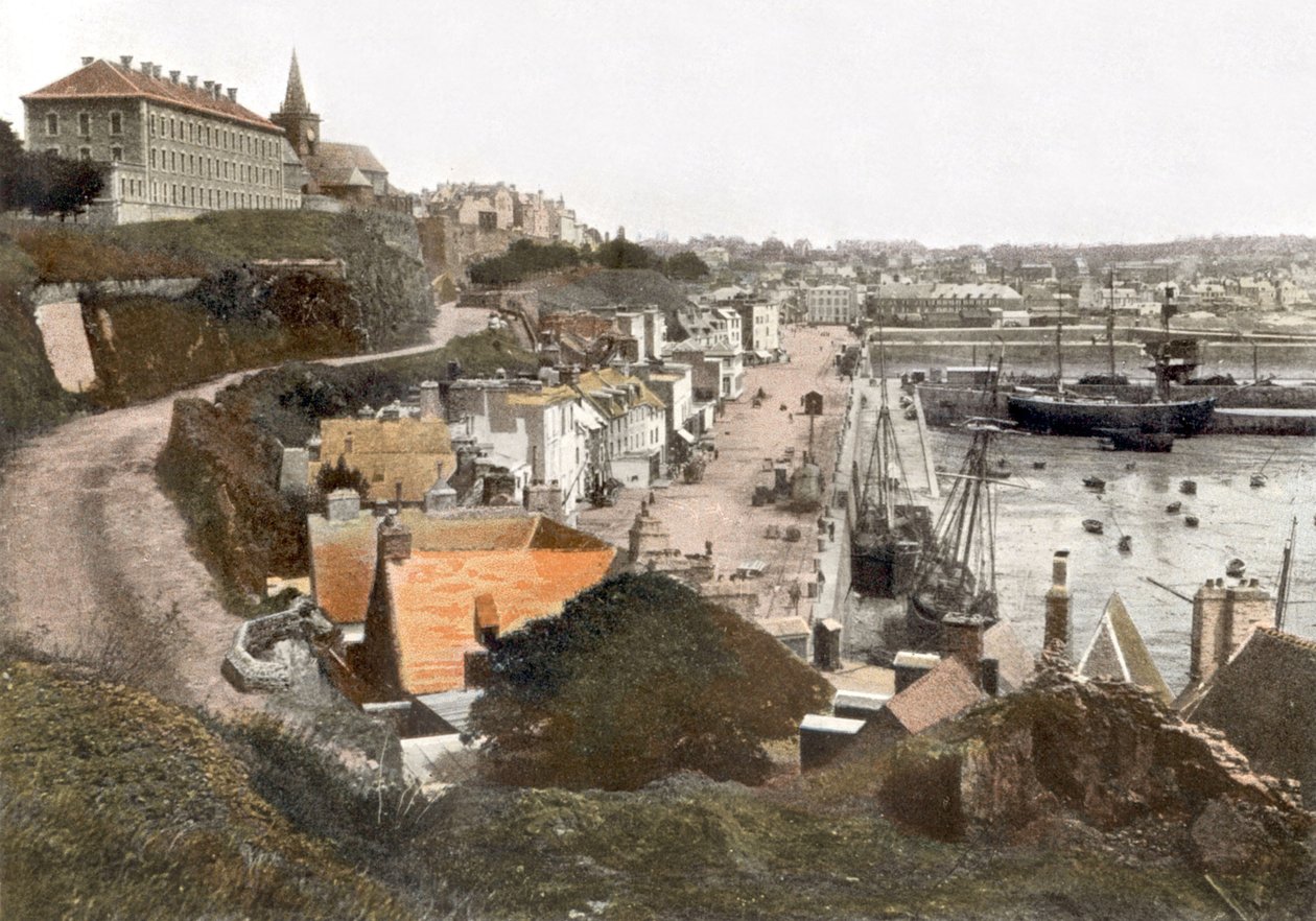 グランヴィル（フランス、ノルマンディー地方）：絵葉書、1900年頃 作： グランヴィル (1803-47)