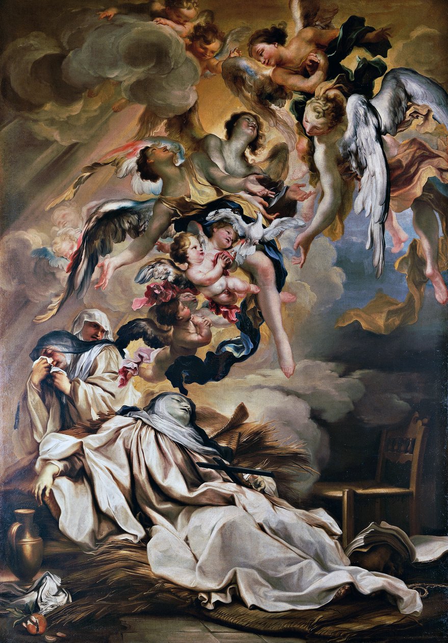 Death of St Scholastica, by Gregorio de