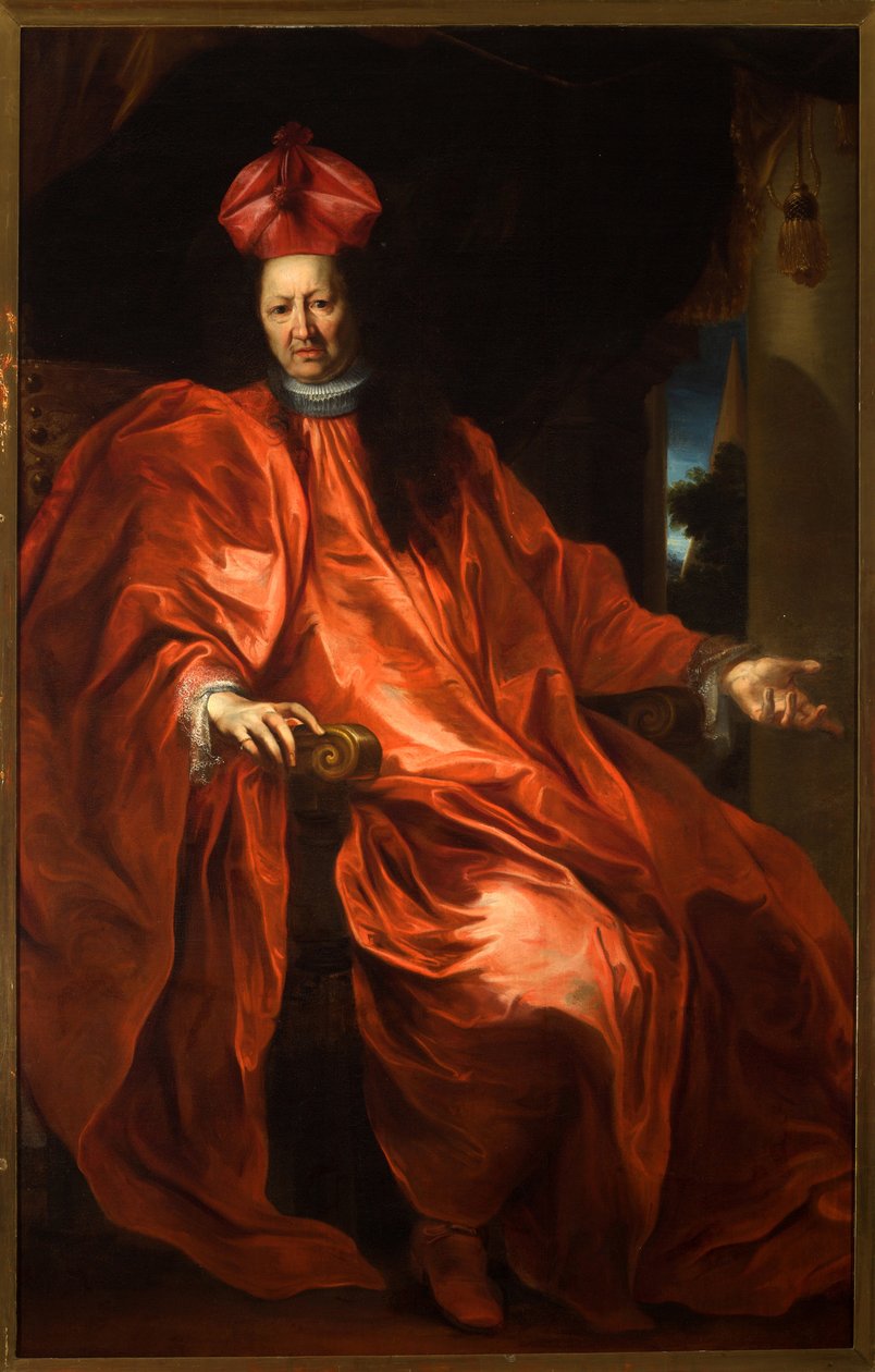 ドージェ フランチェスコ マリア サウリ (1620-1699、ドージェ 1697 年から 1699 年)、1698 年頃 (キャンバスに油彩) 作： グレゴリオ・デフェラーリ