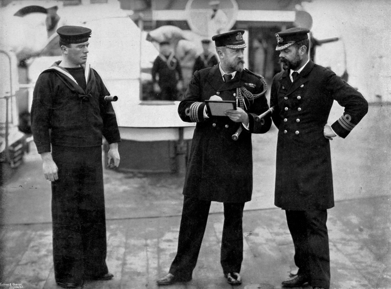 戦艦HMSマグニフィセントの船長へのメッセージ、1896年 作： グレゴリーとCo