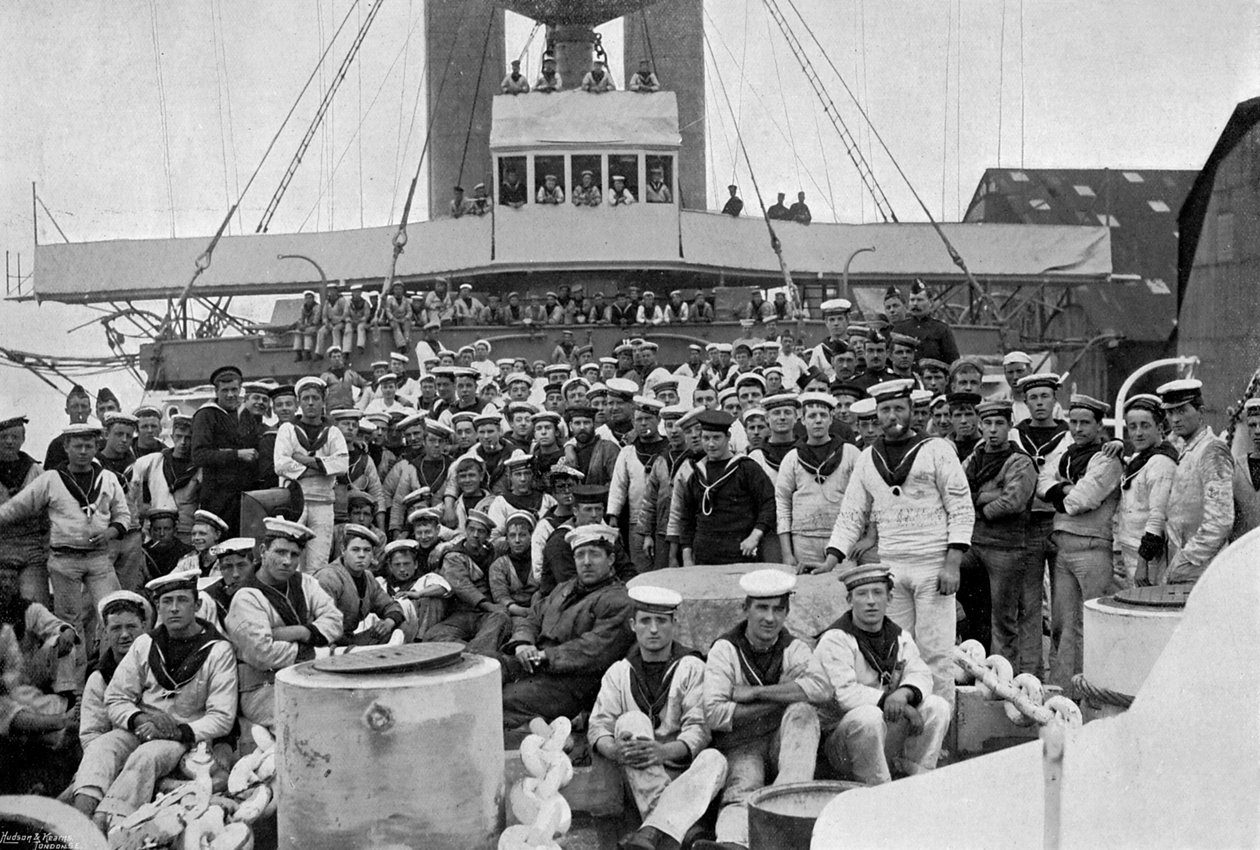 HMSロイヤルソブリン、1895年の予告編 作： グレゴリーとCo