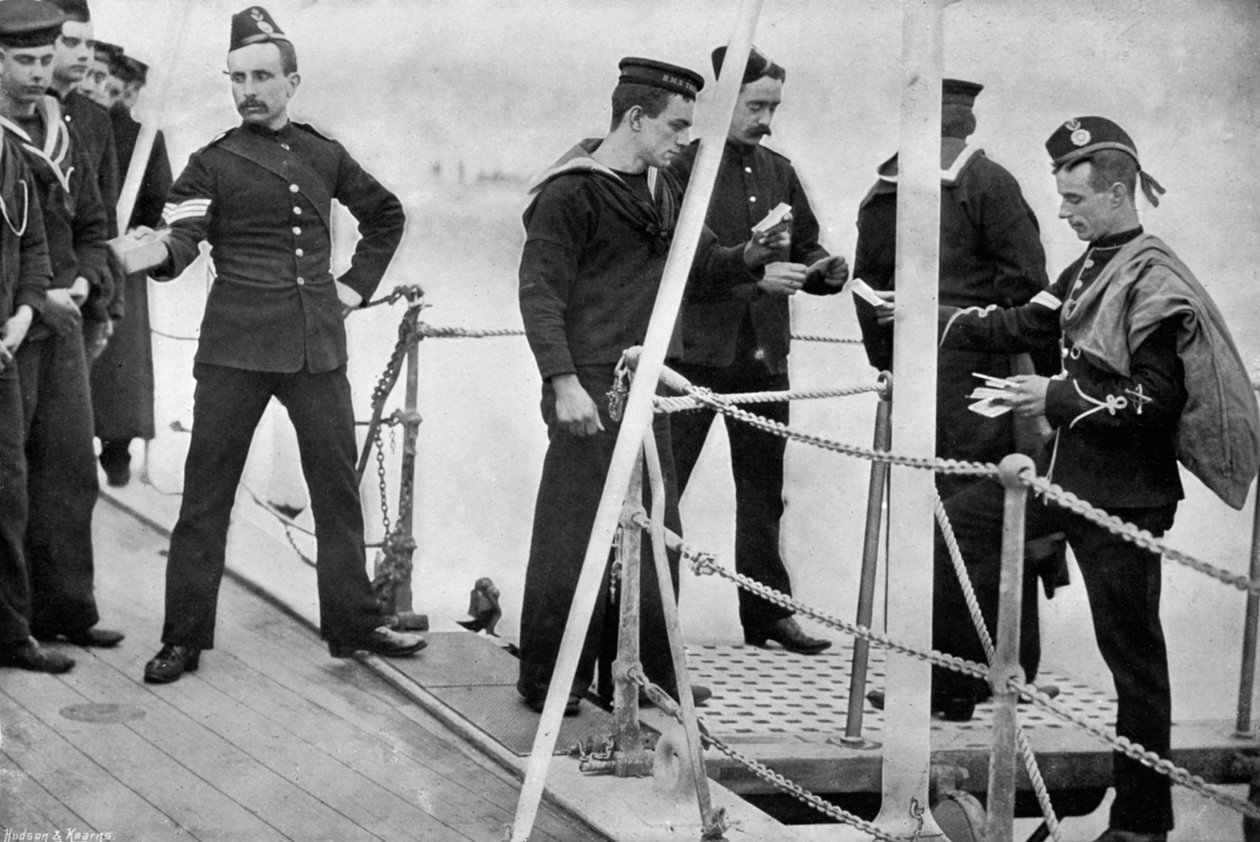 船の郵便配達員、1896年。 作： グレゴリーとCo