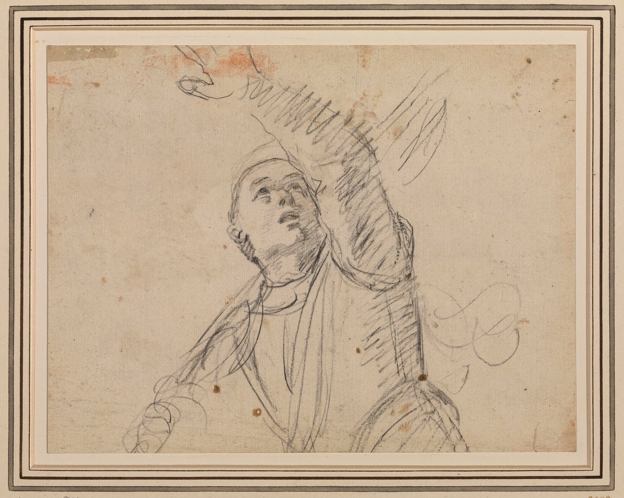 Guercino - 兵士、An.カラッチの『復活』、メゾン＝ラフィット、RCIN 902599 作： グエルチーノ
