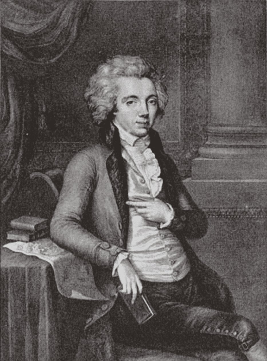 パベル・マルティノビッチ・スカヴロンスキー伯爵の肖像 1757-1793, 1791 作： グリエルモ・モルゲン