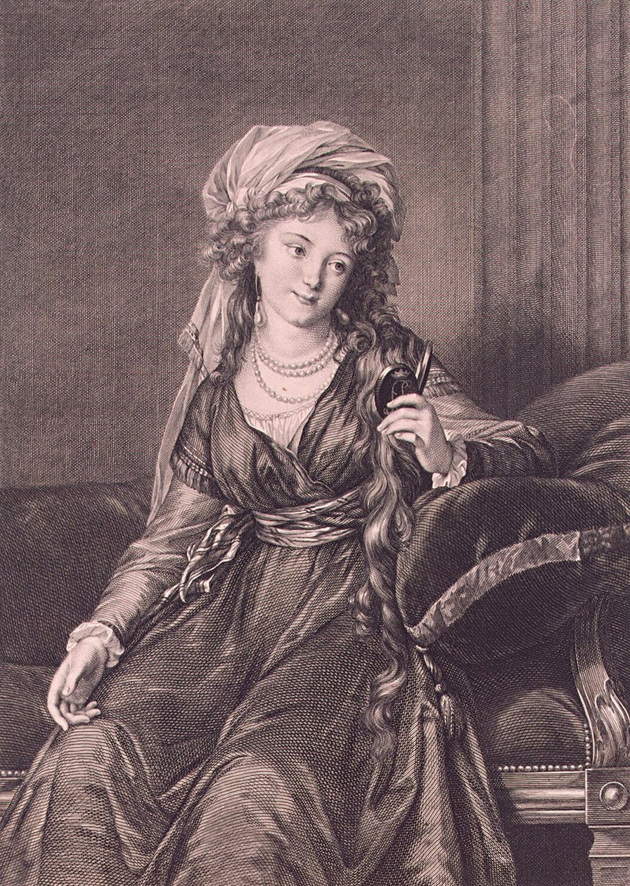 エカテリーナ・スカヴロンスカヤ伯爵夫人の肖像、ニー・フォン・エンゲルハルト 1761-1829、1791 作： グリエルモ・モルゲン