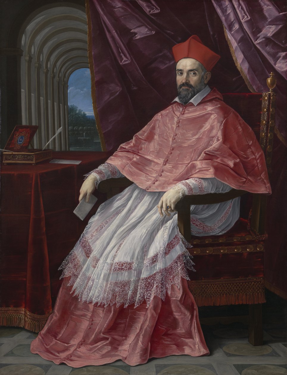 ロベルト・ウバルディーニ枢機卿（1581-1635）、ボローニャ駐在教皇使節 作： グイド・レニ