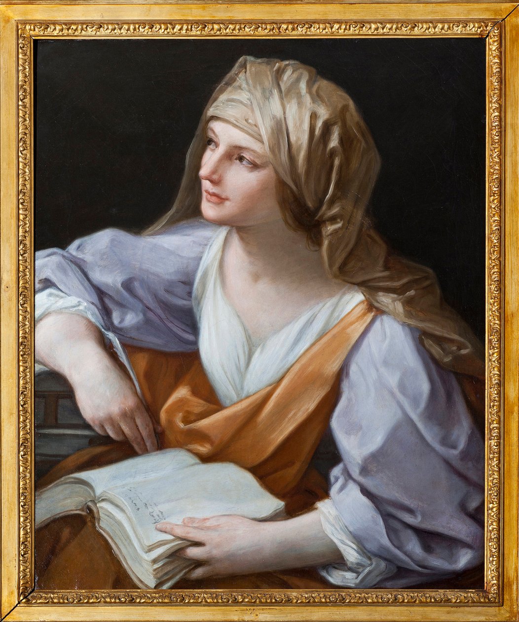 Die Sibylle Gemälde von Guido Reni genannt der Guide (1575-1642) Apartments von Maria Brignole Sale (Brignole-Sale) De Ferrari, Herzogin von Galliera (1811-1888), die Möbel stammen aus dem Hotel Matignon, ihrer Pariser Residenz. Palazzo Rosso, Genua von Guido Reni