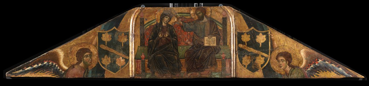 聖母の戴冠式、1260年頃 作： グイド・ダ・シエナ