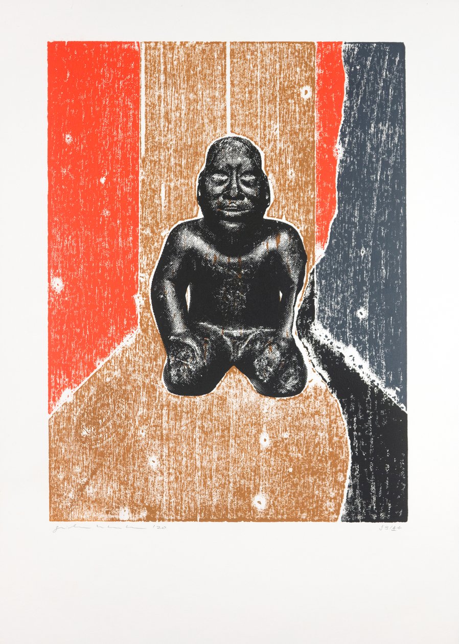 Invisible Room nº10, 2019（木版画、シルクスクリーン） 作： ギルヘルム・ポンテス