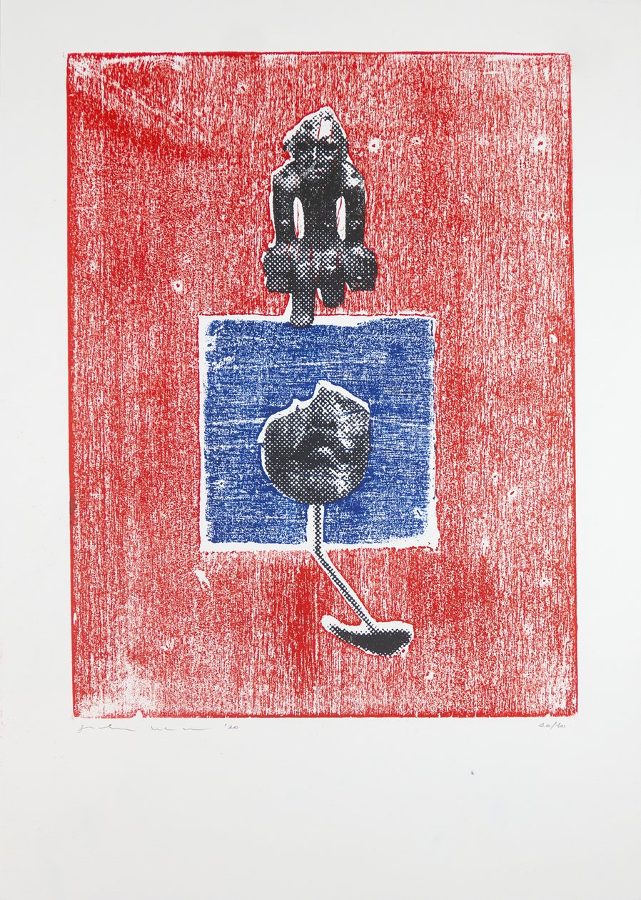 Invisible Room nº3, 2019（木版画、シルクスクリーン） 作： ギルヘルム・ポンテス