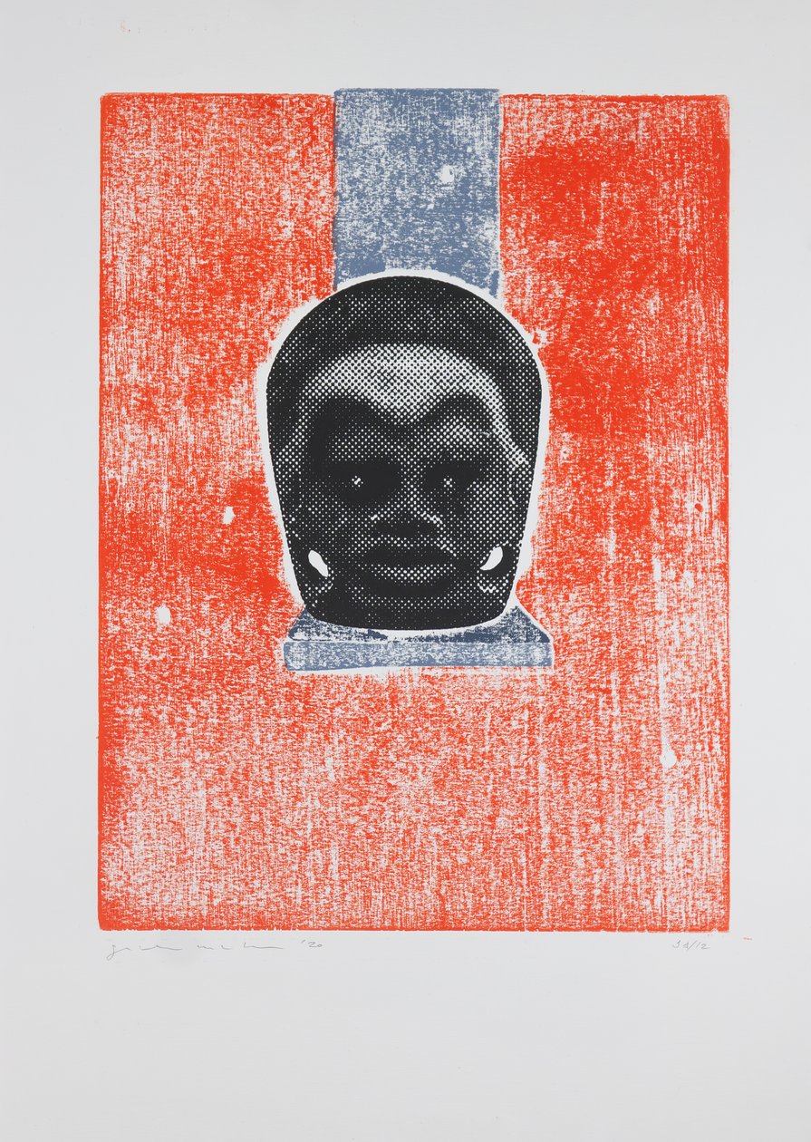 Invisible Room nº5, 2019（木版画、シルクスクリーン） 作： ギルヘルム・ポンテス