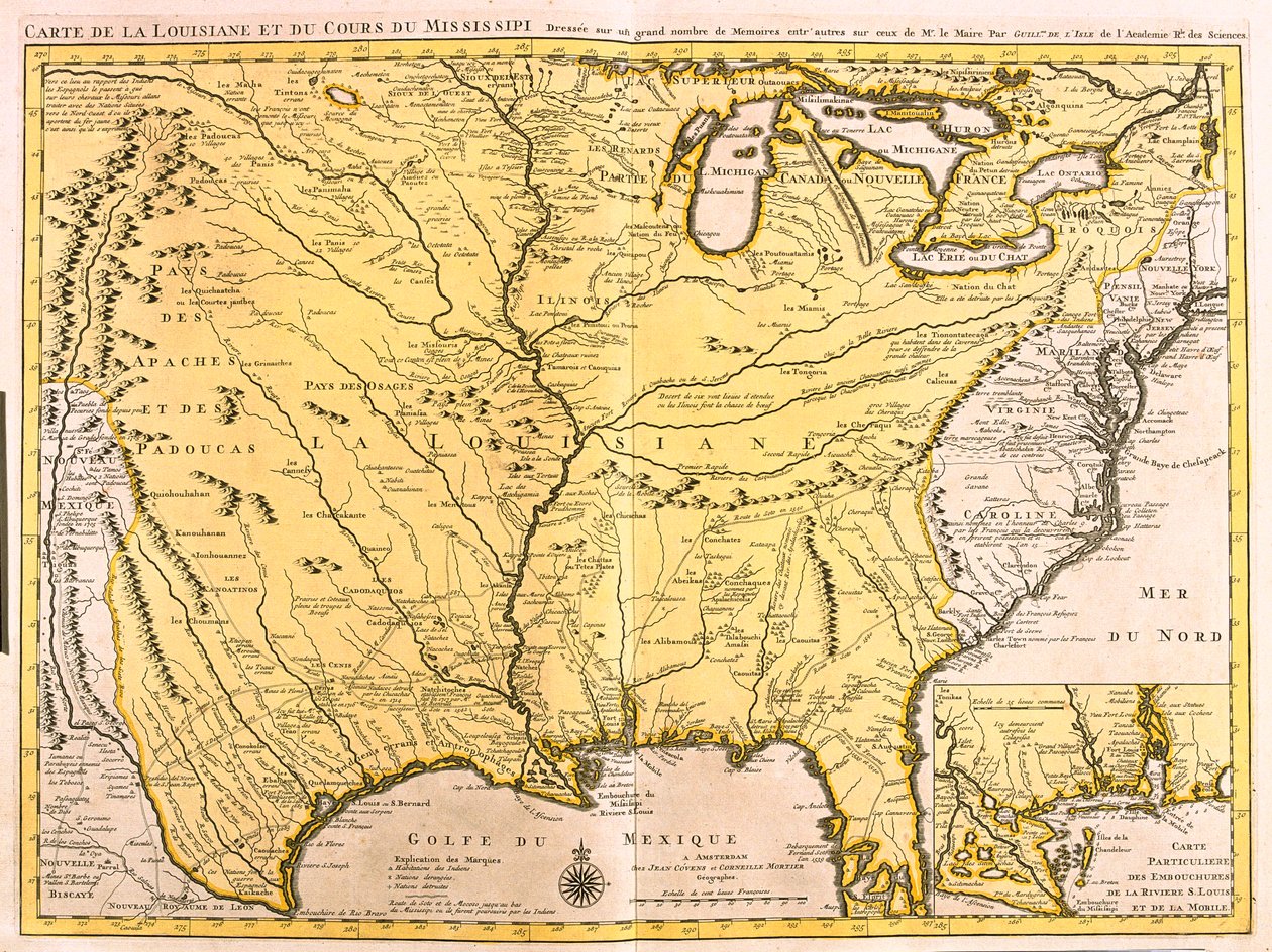 モンタナ、ノースダコタ、ミネソタ、ウィスコンシン、ミシガン、ニューヨーク、ワイオミング、サウスダコタ、ネブラスカ、アイオワ、イリノイ、インディアナ、オハイオ、ペンシルバニア、コロラド、カンザス、ミズーリ、ケンタッキー、ウェストバージニア、オクラホマ、アーカンソー、テネシー、テキサス、ルイジアナ、ミシシッピ 作： ギヨームデリ