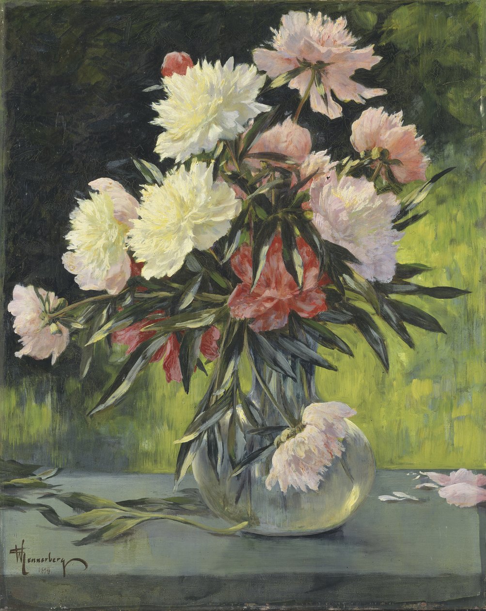 牡丹、1898 作： Gunnar Gunnarson Wennerberg