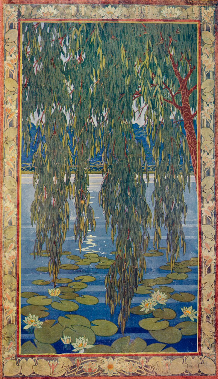 「柳」、c1913 作： Gunnar Wennerberg