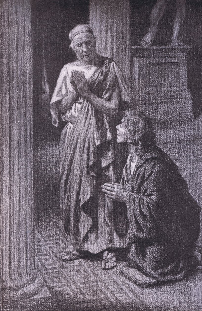 The philosopher and his friend at Prayer, Bibbys Annual 作： 砲撃（後）王