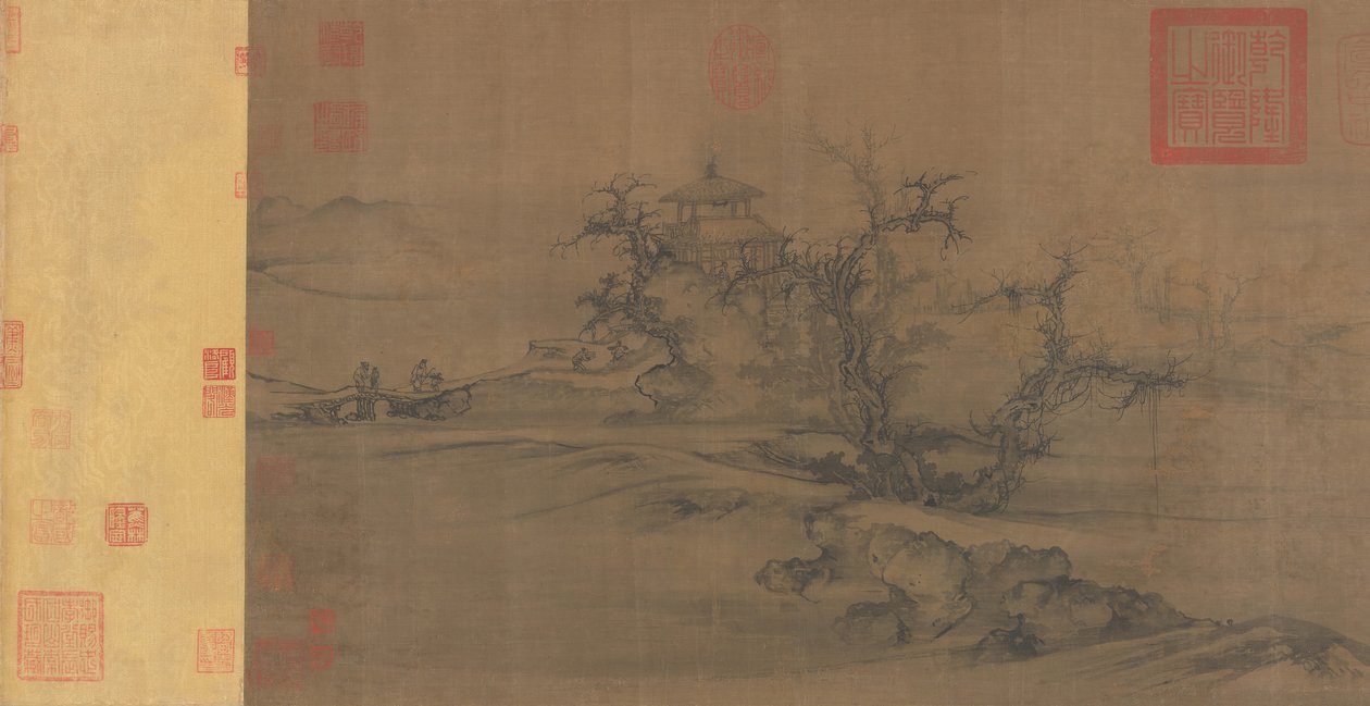 Old Trees、レベル距離、約。 1080。 作： 郭熙