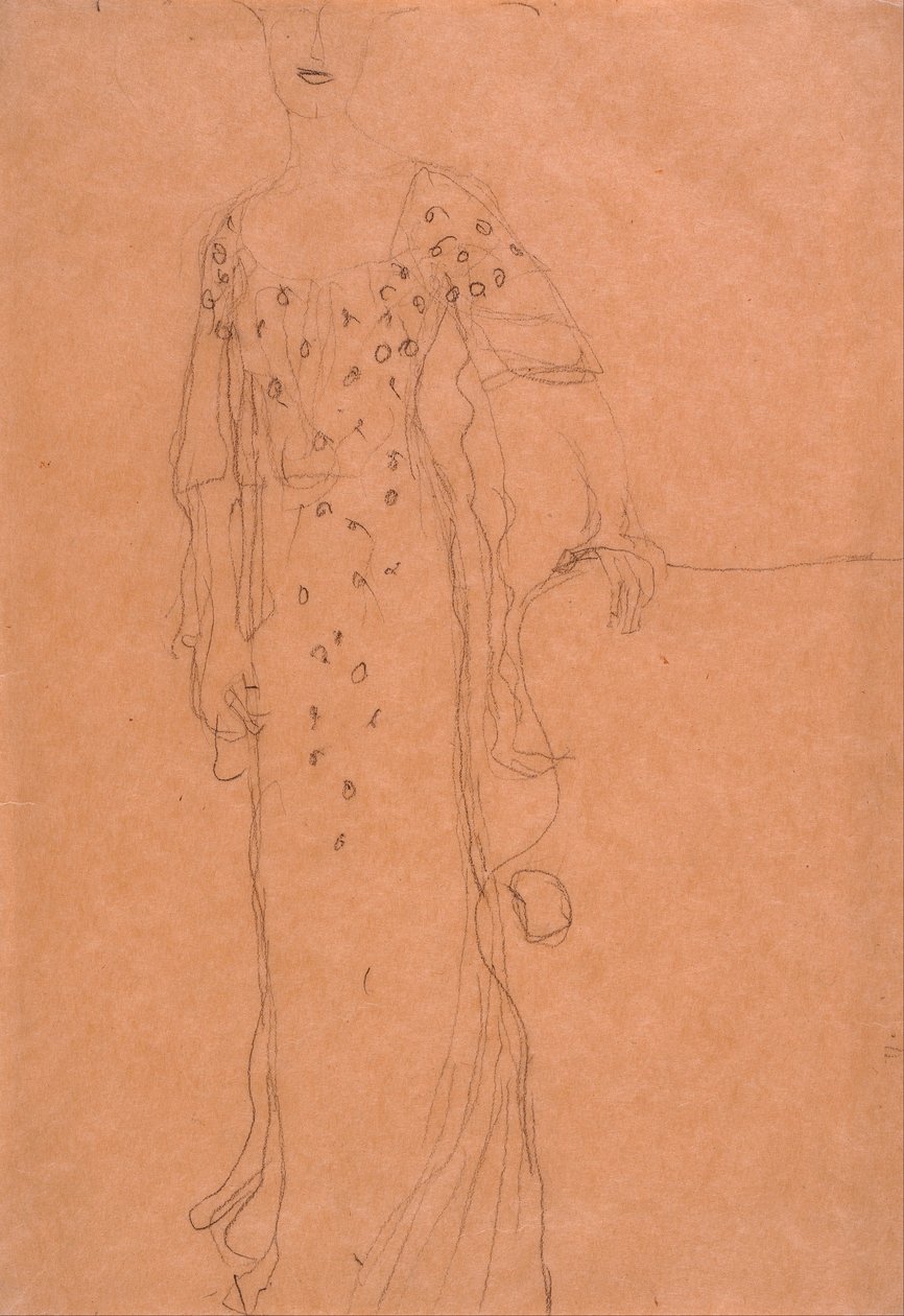 Adele Bloch-Bauer Iの肖像画の研究 作： グスタフ・クリムト