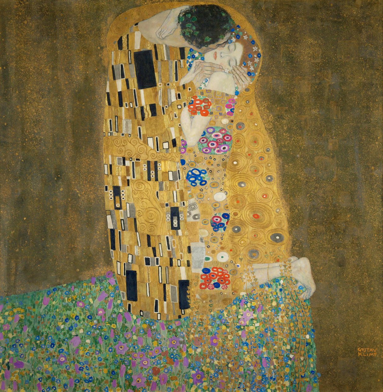 キス 作： グスタフ・クリムト