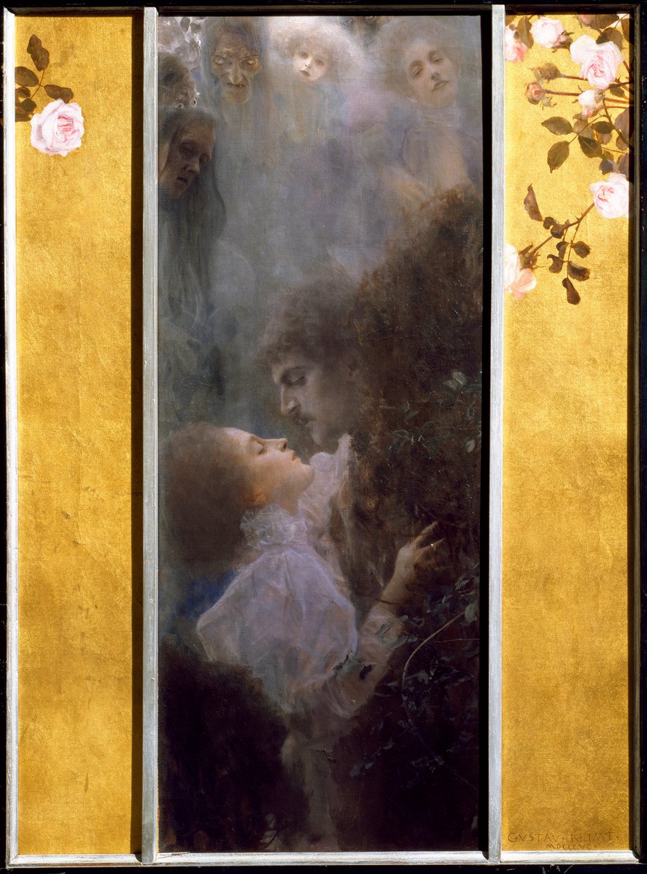愛のアレゴリー グスタフ・クリムト（1862-1918）の絵画