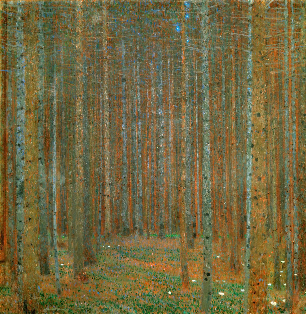 樅の木Ⅰ - クリムト、グスタフ（1862-1918） - 1901 - 油彩