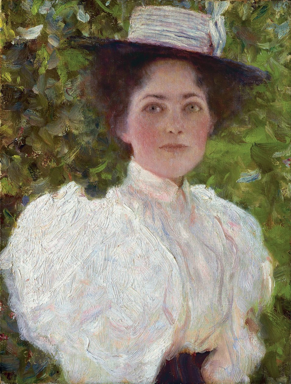 紅葉の中の少女 1908年頃 油彩・カンヴァス 作： グスタフ・クリムト