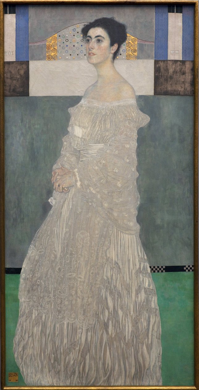 マーガレット・ストンボロー・ウィトゲンシュタイングスタフ・クリムト（1862-1918）の絵画、キャンバスに油彩、1905年。オーストリア美術、20世紀初頭、シンボリズム。Neue Pinakothek、ミュンヘン（ドイツ）。 作： グスタフ・クリムト