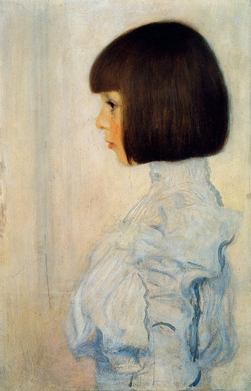 ヘレン・クリムトの肖像、1898 作： グスタフ・クリムト