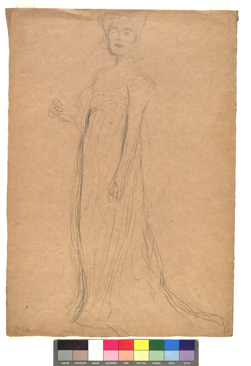 Studie zu einem Damenporträt 作： グスタフ・クリムト