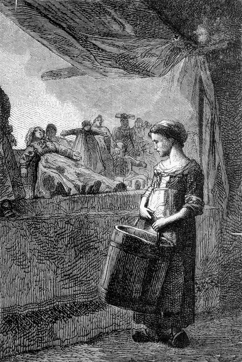 おもちゃ屋の前のコゼット-ヴィクトル・ユーゴー作「レ