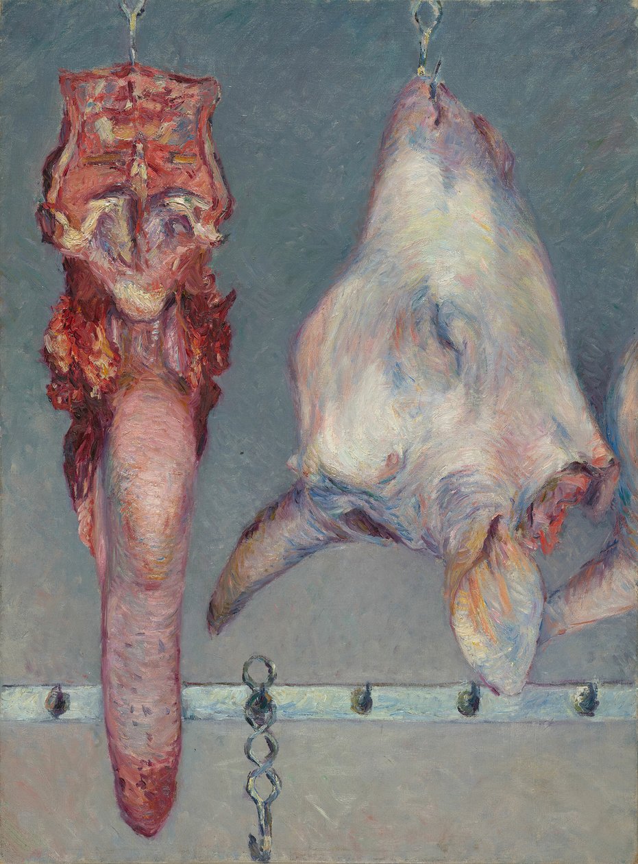 子牛の頭と牛の舌、c。 1882年。