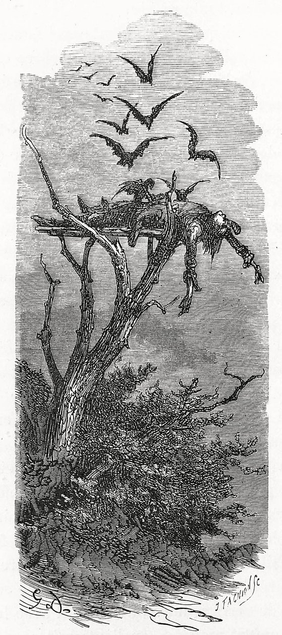 ケルティックスカイの埋葬、1866 作： ギュスターヴ・ドレ