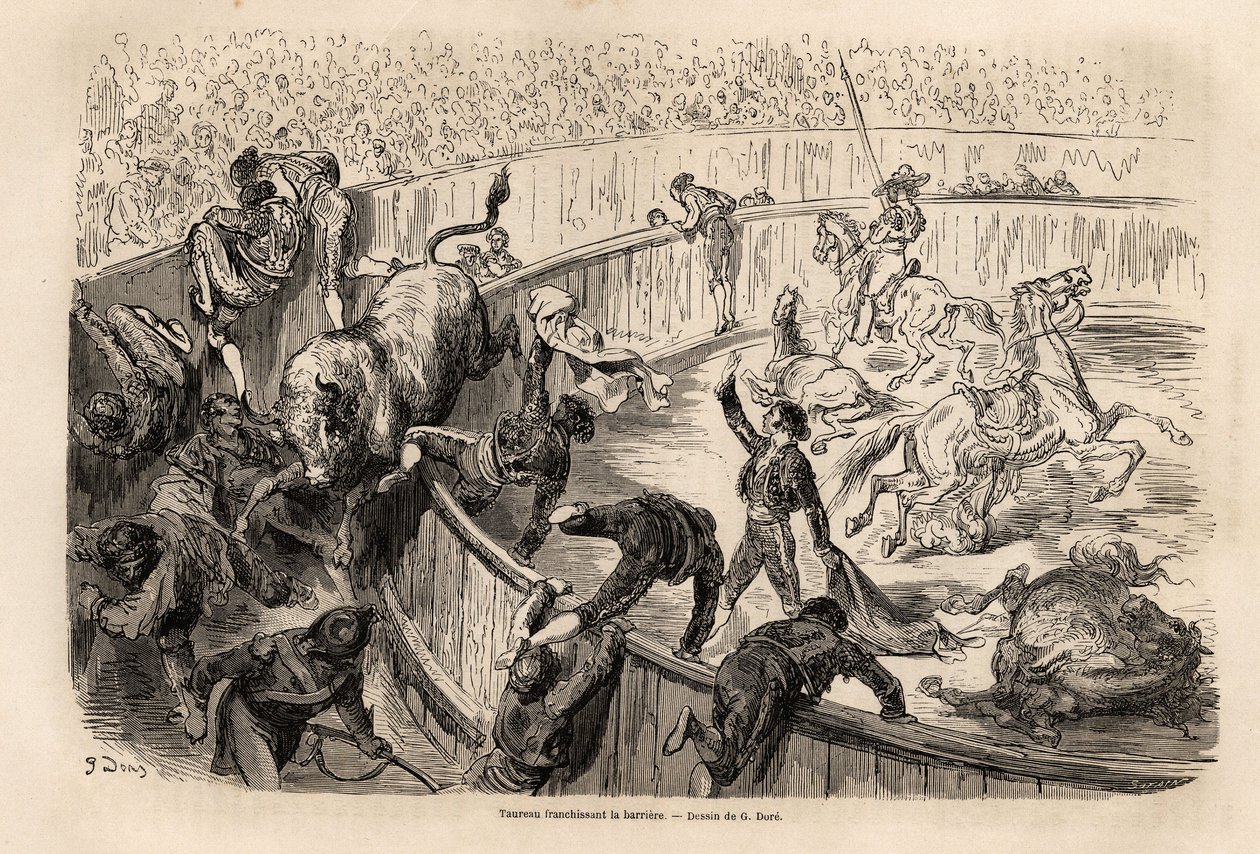 Gustave Dore (1832-1883)が1862年にC.Davillierと共にスペインを訪れた際に描いたもの。エドゥアール・シャルトン編『世界一周』に掲載されている図版 作： ギュスターヴ・ドレ