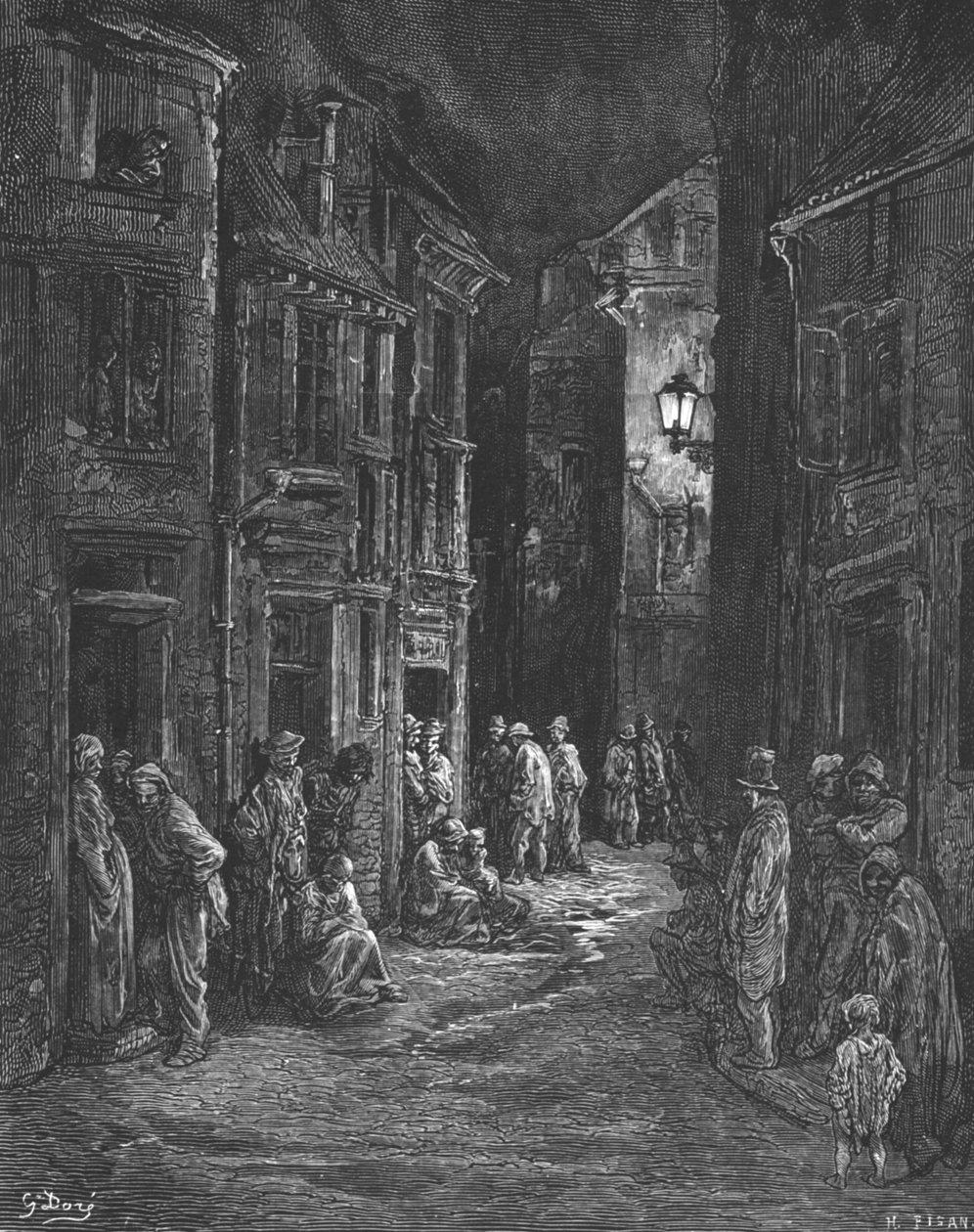 「ブルーゲート フィールド」、1872 年。 作： ギュスターヴ・ドレ