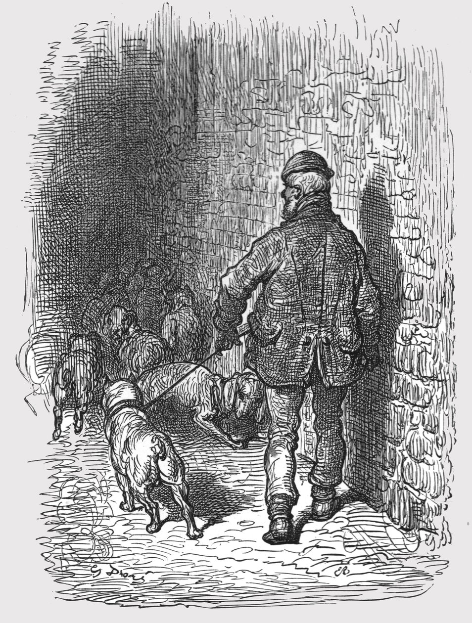 「ブルドッグ」、1872年。 作： ギュスターヴ・ドレ