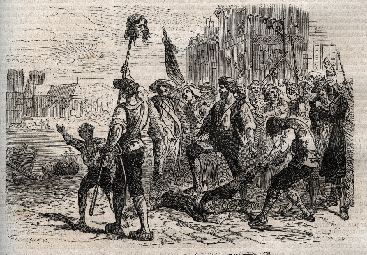 フランス革命。1789年7月14日にパリで行われたフランスの行政官である