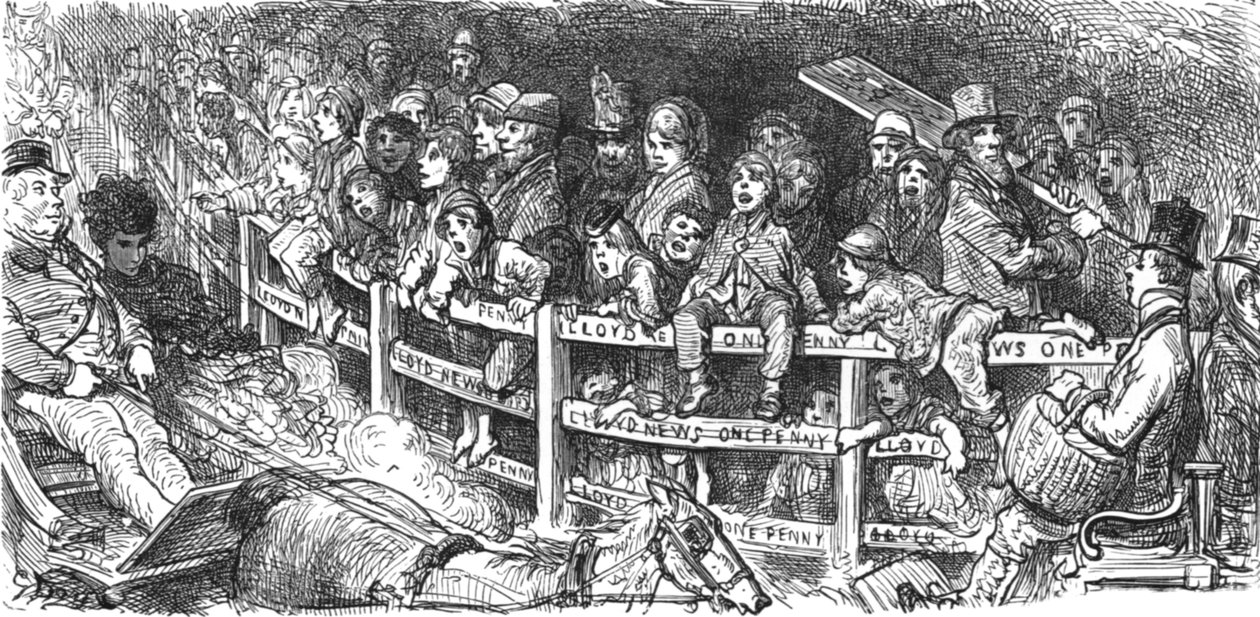 「路上」、1872年。 作： ギュスターヴ・ドレ