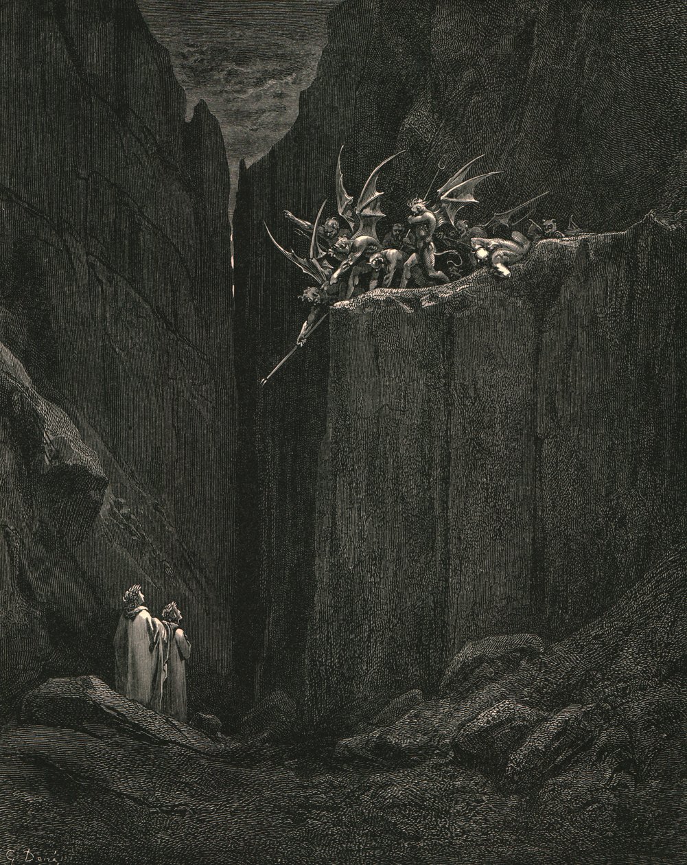 足が下のベッドの一番下、c1890に届くことはほとんどありませんでした。 作： ギュスターヴ・ドレ