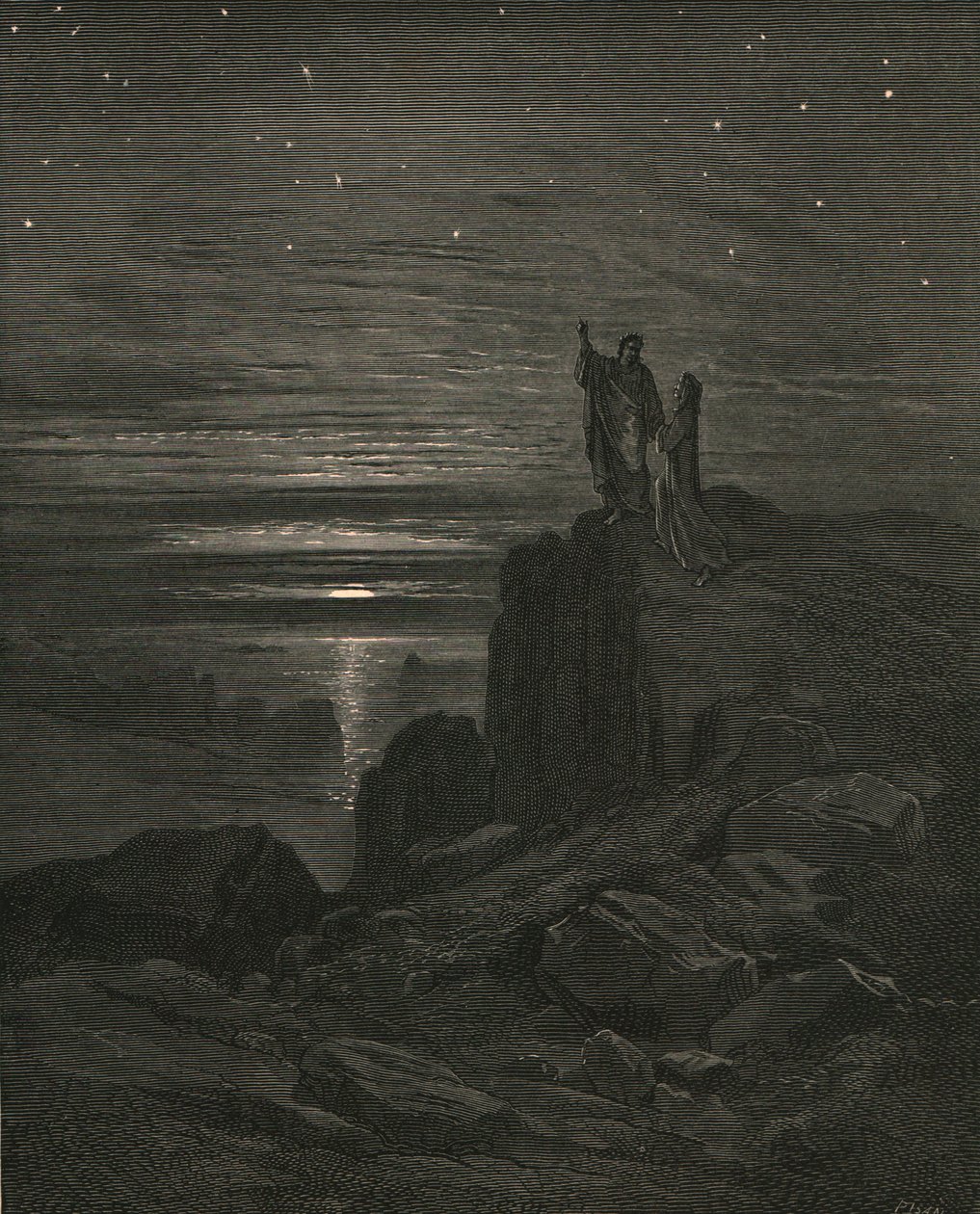 その後、私たちは再び星を見ました、c1890。 作： ギュスターヴ・ドレ