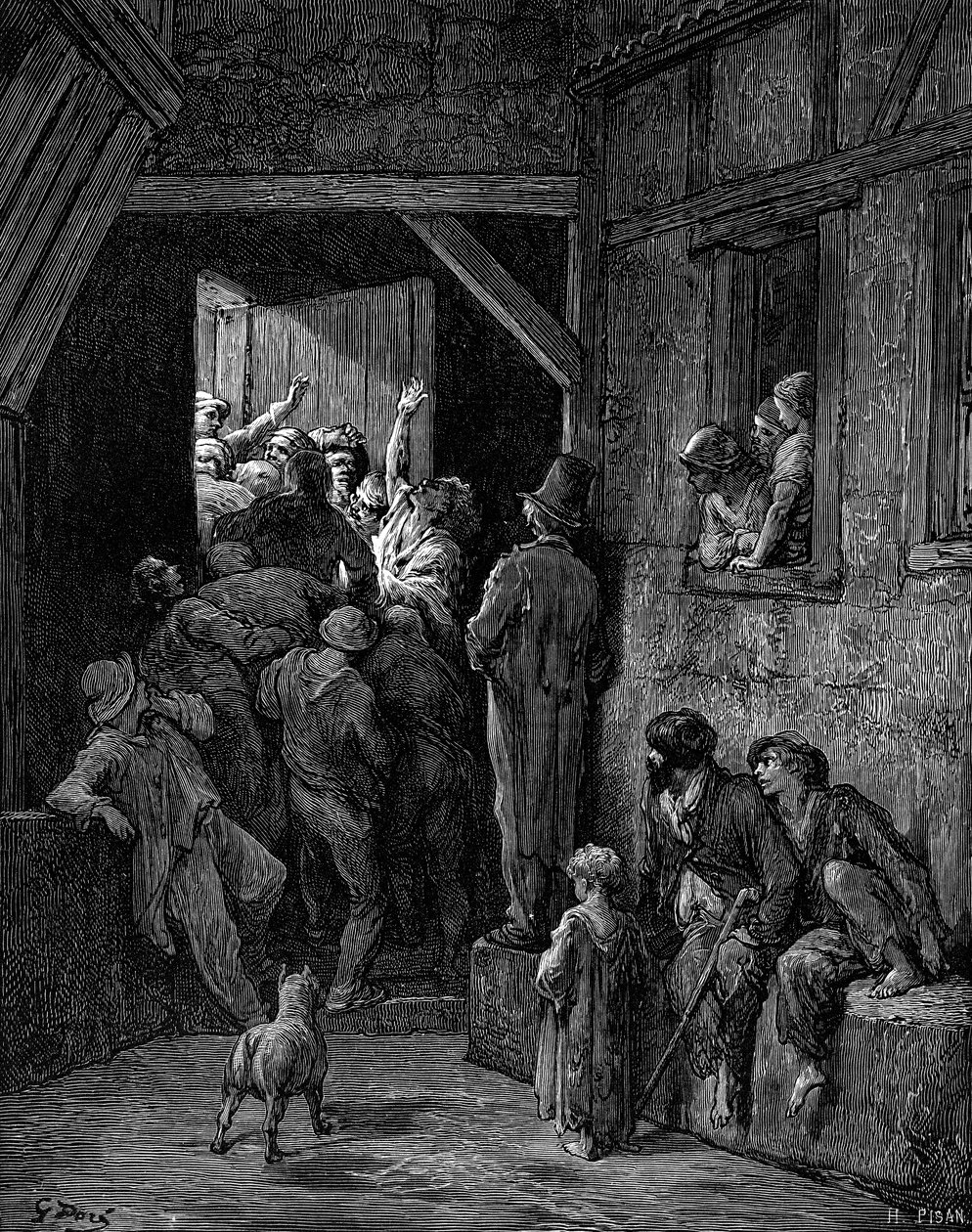 Turn him out, Ratcliff（ラットクリフ） by Gustave Doré（グスタフ・ドレ 作： ギュスターヴ・ドレ