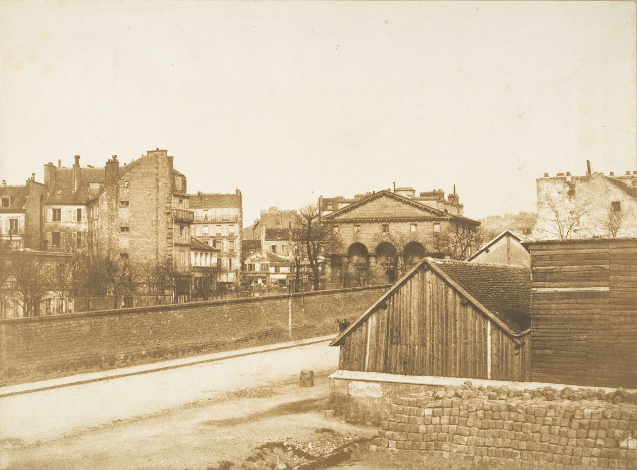 [写真家のスタジオからの眺め]、1851-54。 作： ギュスターヴ・ルグレイ